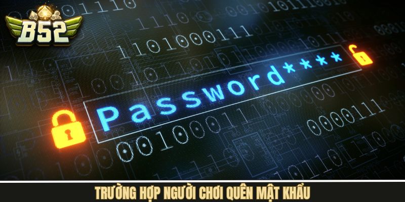 Trường hợp khi thành viên quên password
